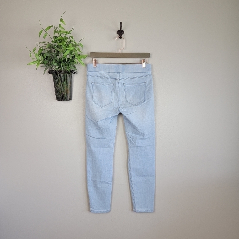 Liverpool 8 Sienna Ankle Legging Light Blue Wash Mid Rise Pull On Skinny Jeans - Picture 10 of 13